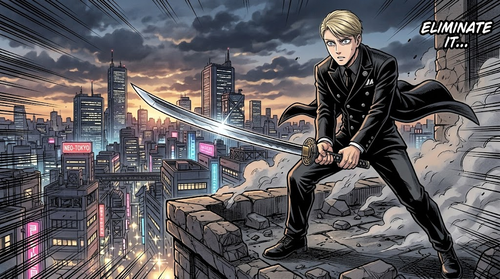 Twilight Blade Manga series - Japanese comics